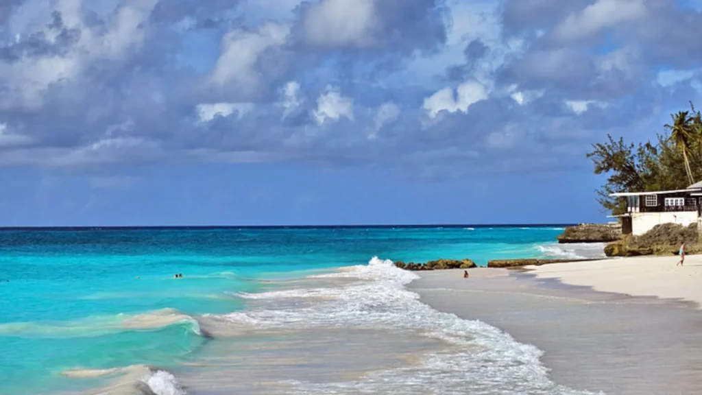 Photo of a beachfront scene in Barbados