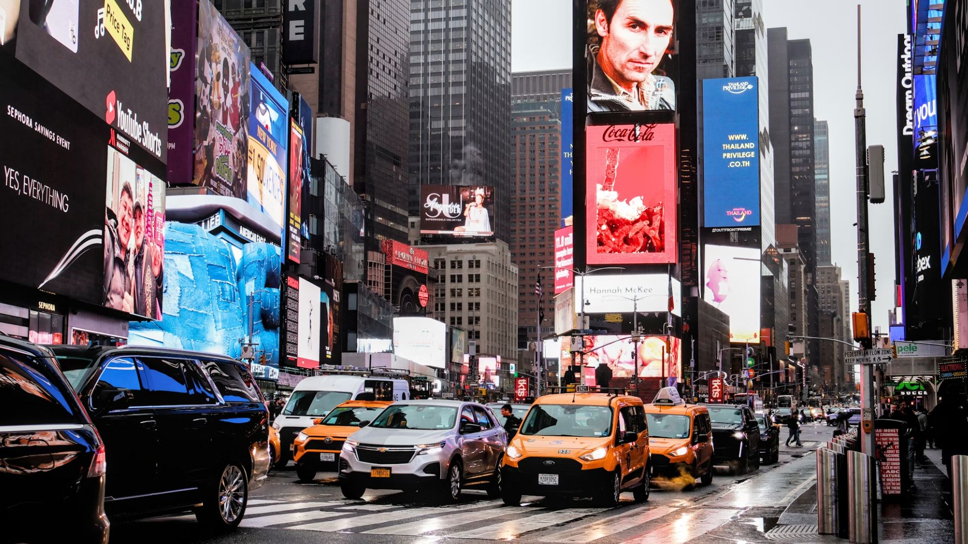 NYC Times Square traffic