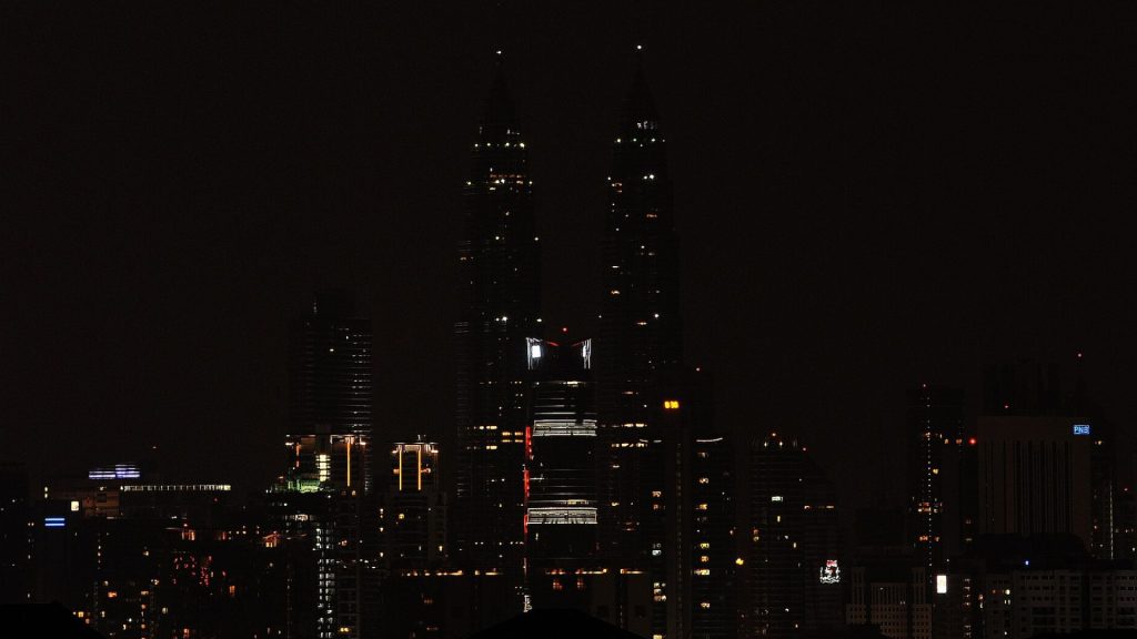 Earth Hour switch off in Kuala Lumpur